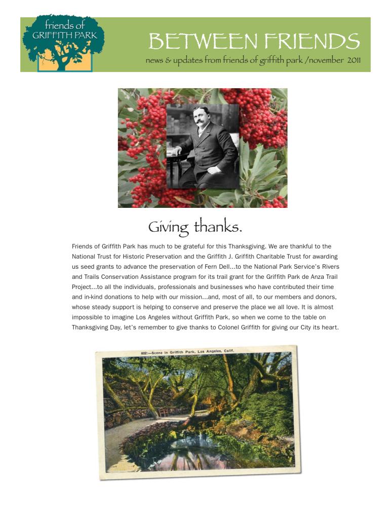 Between Friends November 2011