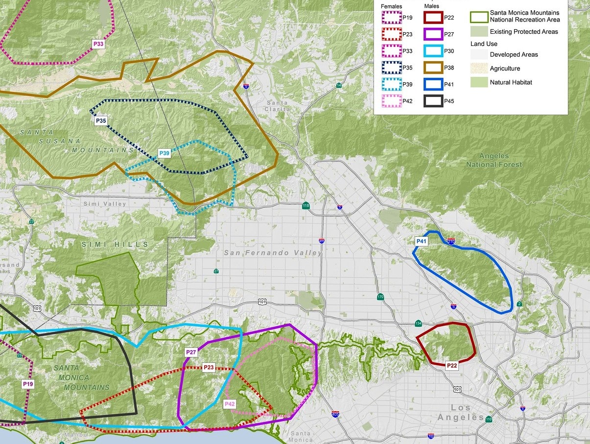 Los Angeles Habitat Map: NPS Los Angeles Habitat Map: NPS